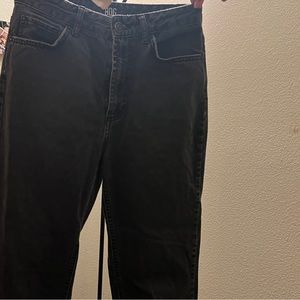 BDG black jeans women’s 26 mom flare jeans wide boot